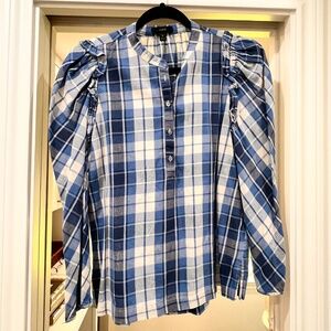 J. Crew Woman's Plaid Top